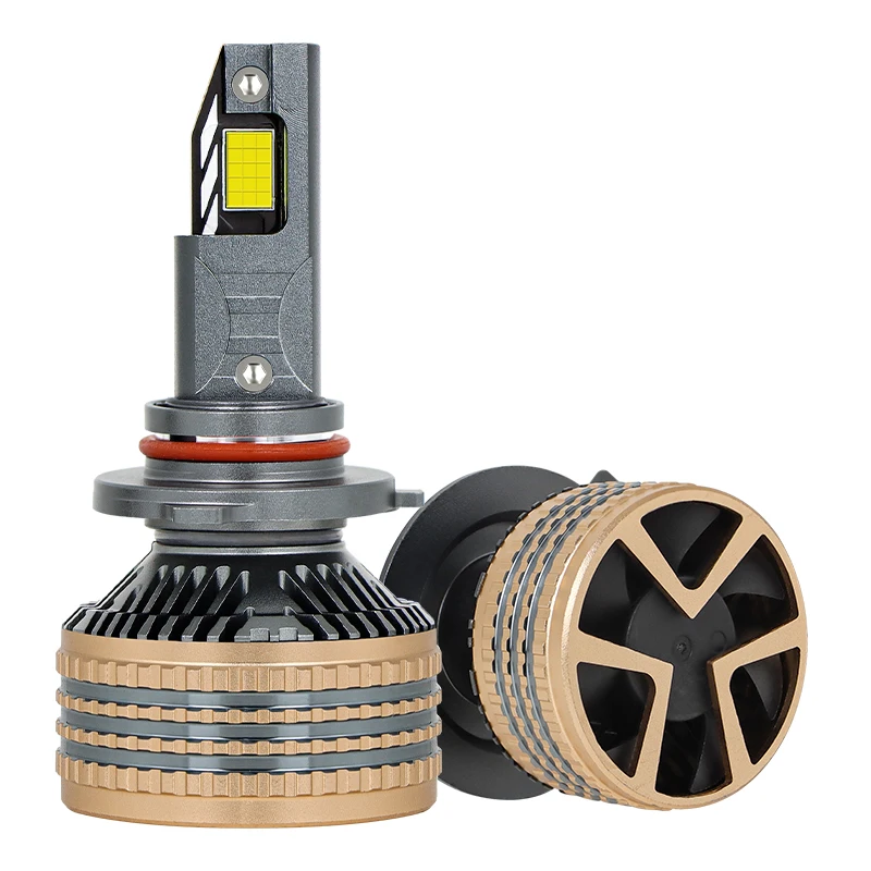 Y4D car led headlight 400W high power super bright 4 copper tube h7 led headlight bulb h11 h4 9005 for honda fit vw polo lamp