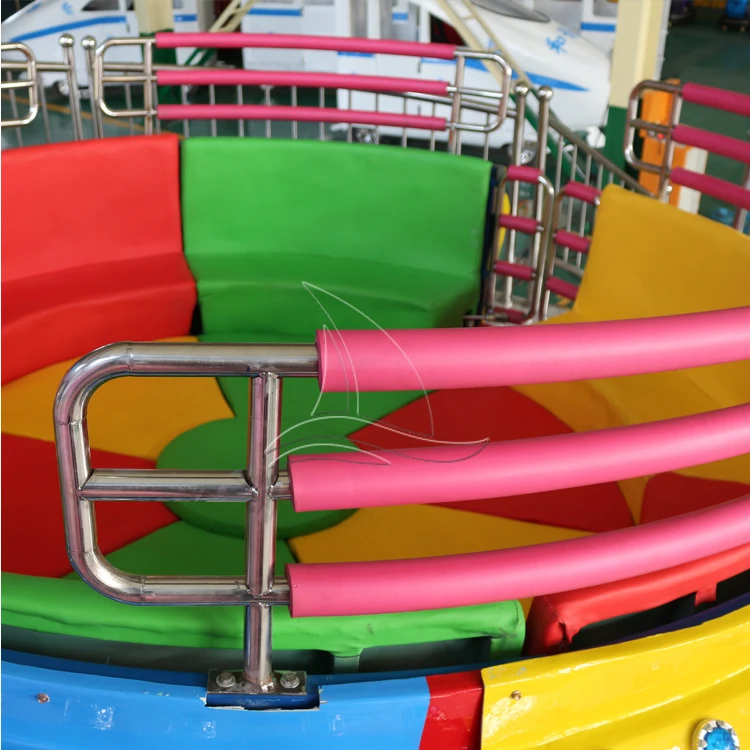 16 seats Used Amusement Park Theme Park Kids Turntable Ride Mini Disco Tagada