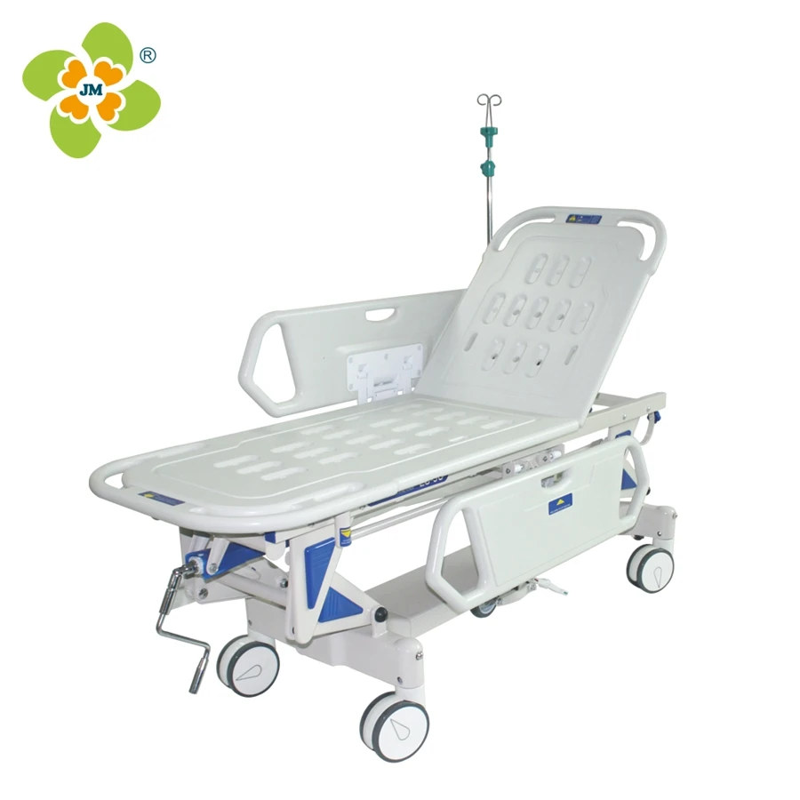 China supplier high quality hydraulic patient transfer medical stretcher, transportation emergency stretcher