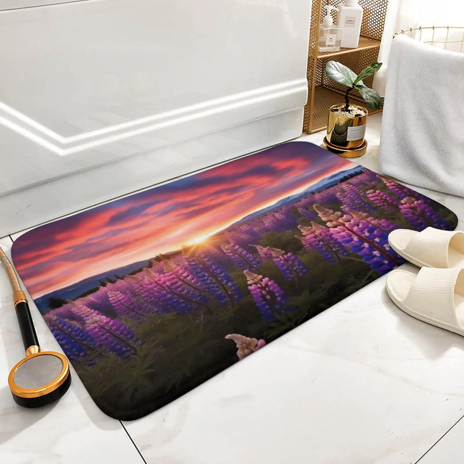 Bathroom Water Absorbent Rug Set Rubber Door Mats Diatom Mud Floor Mat Kitchen Carpet Anti Slip Diatomite Bath Mat