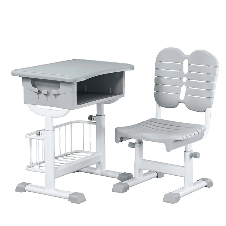 New Fast Delivery Easy-assemble School Furniture Students Study Desks and Chairs School Supplies Modern Preschool Furniture
