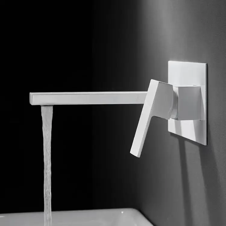 Modern Single-Hole Basin Faucet with Honeycomb Bubbler Wall-Mounted Hanging Feature Single Handle Design New Hall Washing Table