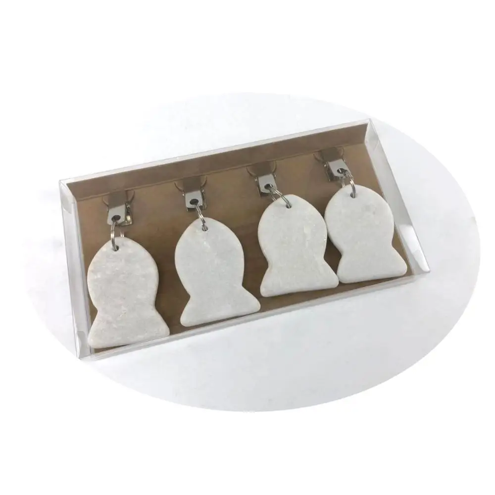 
Fish Stone Tablecloth holder White Marble Tablecloth Clip Decorative Stone Table Cloth Clips  (60464788305)