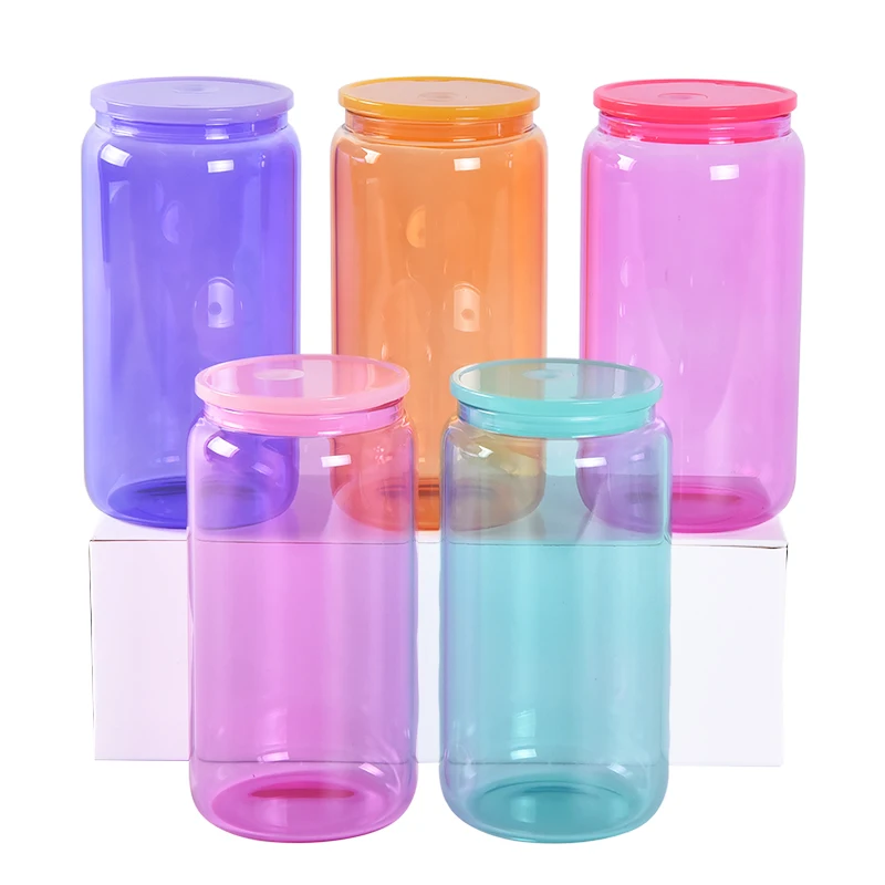Coffee Cupsn Shaped Glasses Bottle Customized Mugs with Bamboo Tumbler Glass Lid and G Glasses Mugslass Straw Glass Cup Simple