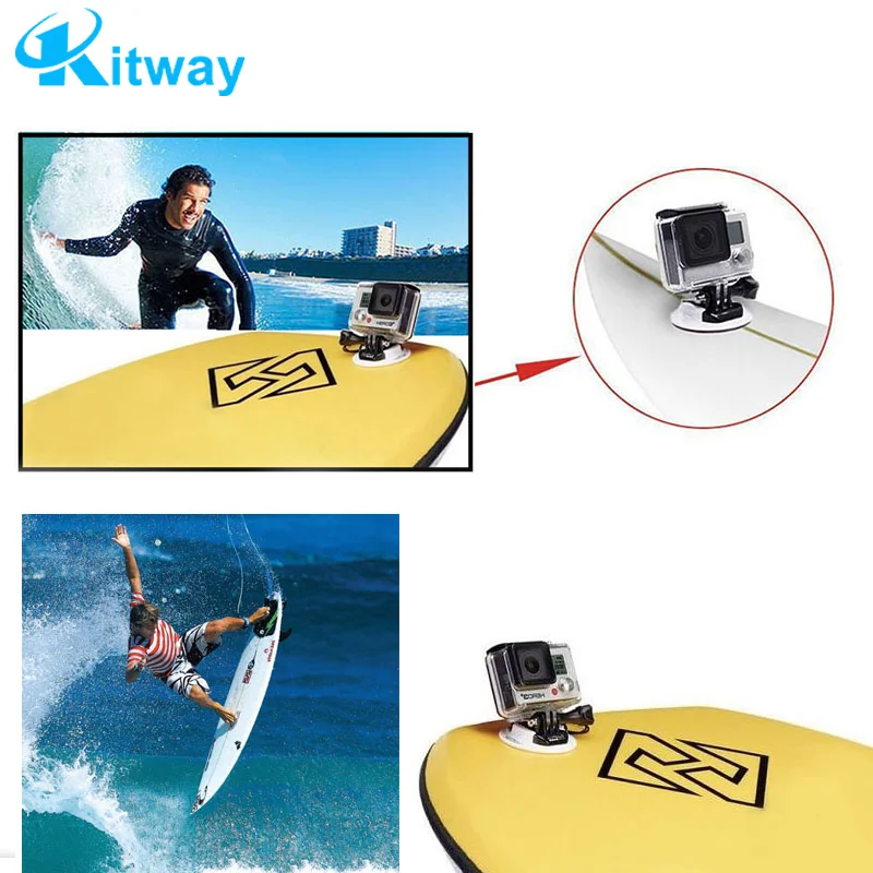 Комплект крепления для серфинга: крепление для серфинга + тросы для камеры + ремни + резиновая заглушка для спортивной экшн-камеры GoPros GP105