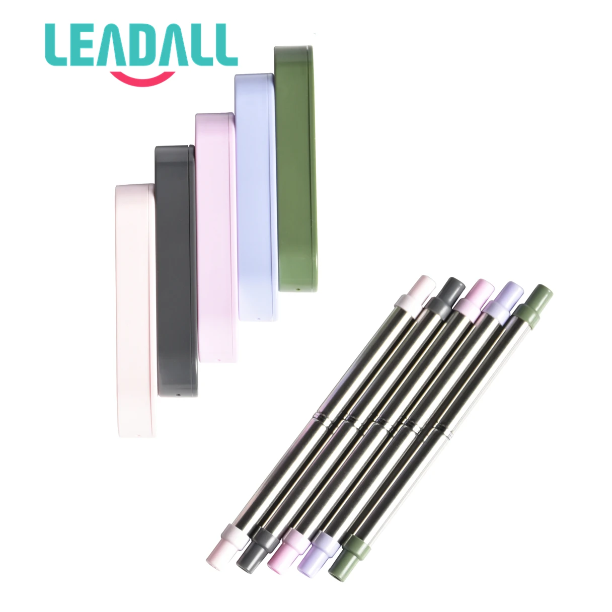 
Reusable telescopic retractable stainless steel metal straw 