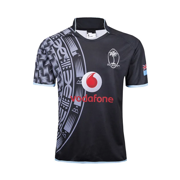 
Wholesale Fiji Sports Jersey New Model Sublimation Custom Rugby Jersey 