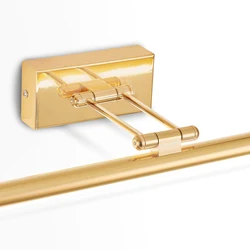 Golden wall lamp decorative home decor lighting indoor using gallery picture light modern mirror vanity lighting hotel wall lamp