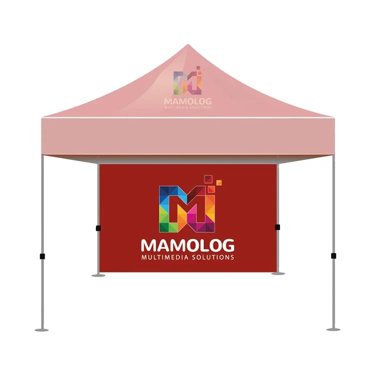 Custom Waterproof Events Tent Customized Advertising Outdoor Printed Tent  Portable Retractable Gazebo Roof