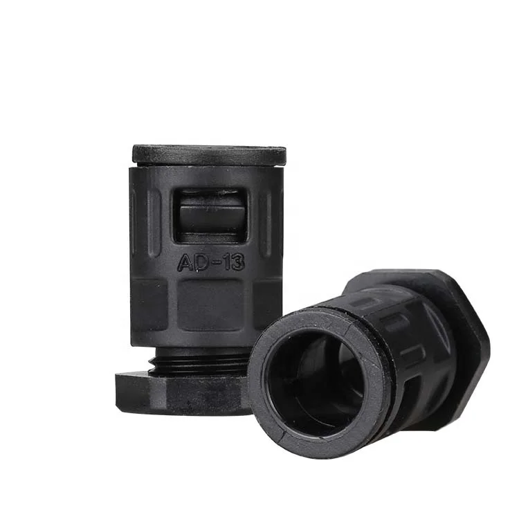 AD13-PG9 IP67 Nylon Plastic  Quick Hose connector for Flexible Pipes