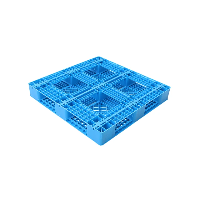  LINKIND 1200x1000x150 мм HDPE шесть бегунов Размер сверхмощный переработанный синий евро Пластиковый поддон для продажи