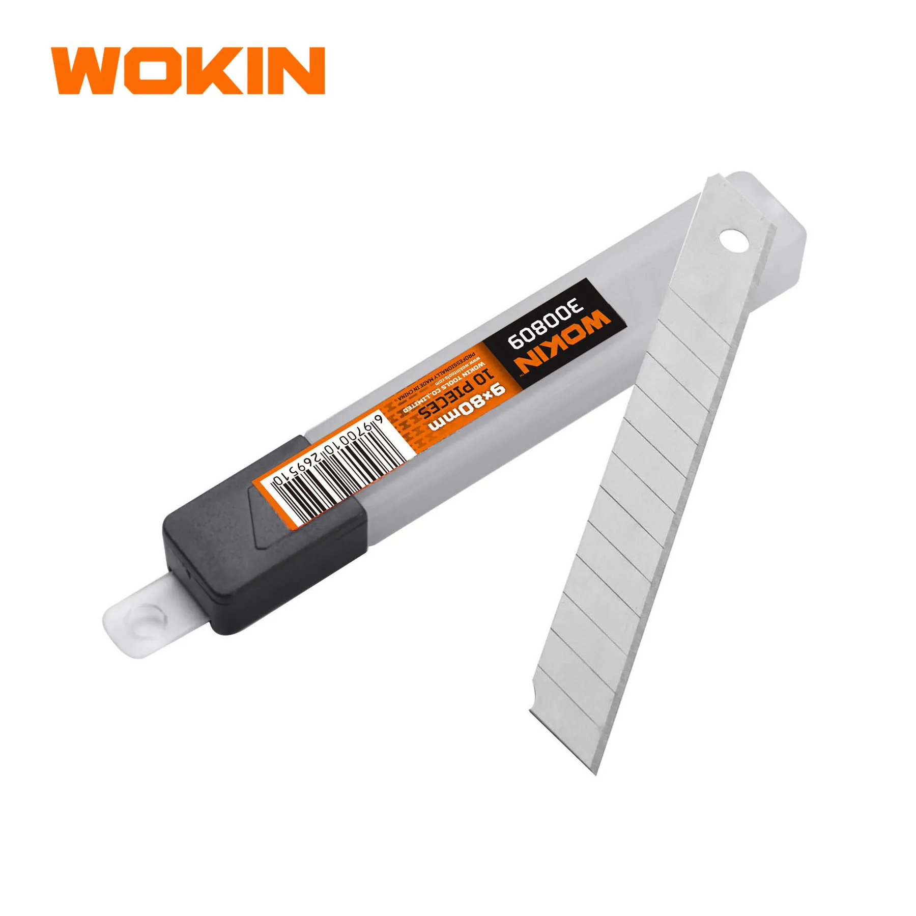 WOKIN 300809 10Pcs Cut Utility Paper Cutter Knife Blade