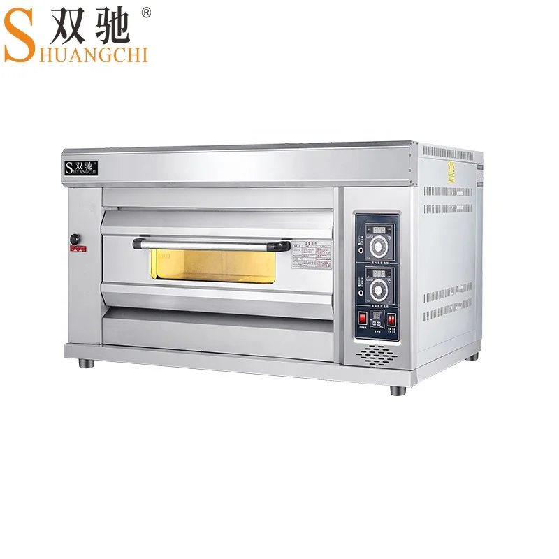 Shuangchi Gas Baking Oven Commercial Bakery Kitchen Equipment Food Baking Ordinary Product 220v Meter Timer 6 Months Provided