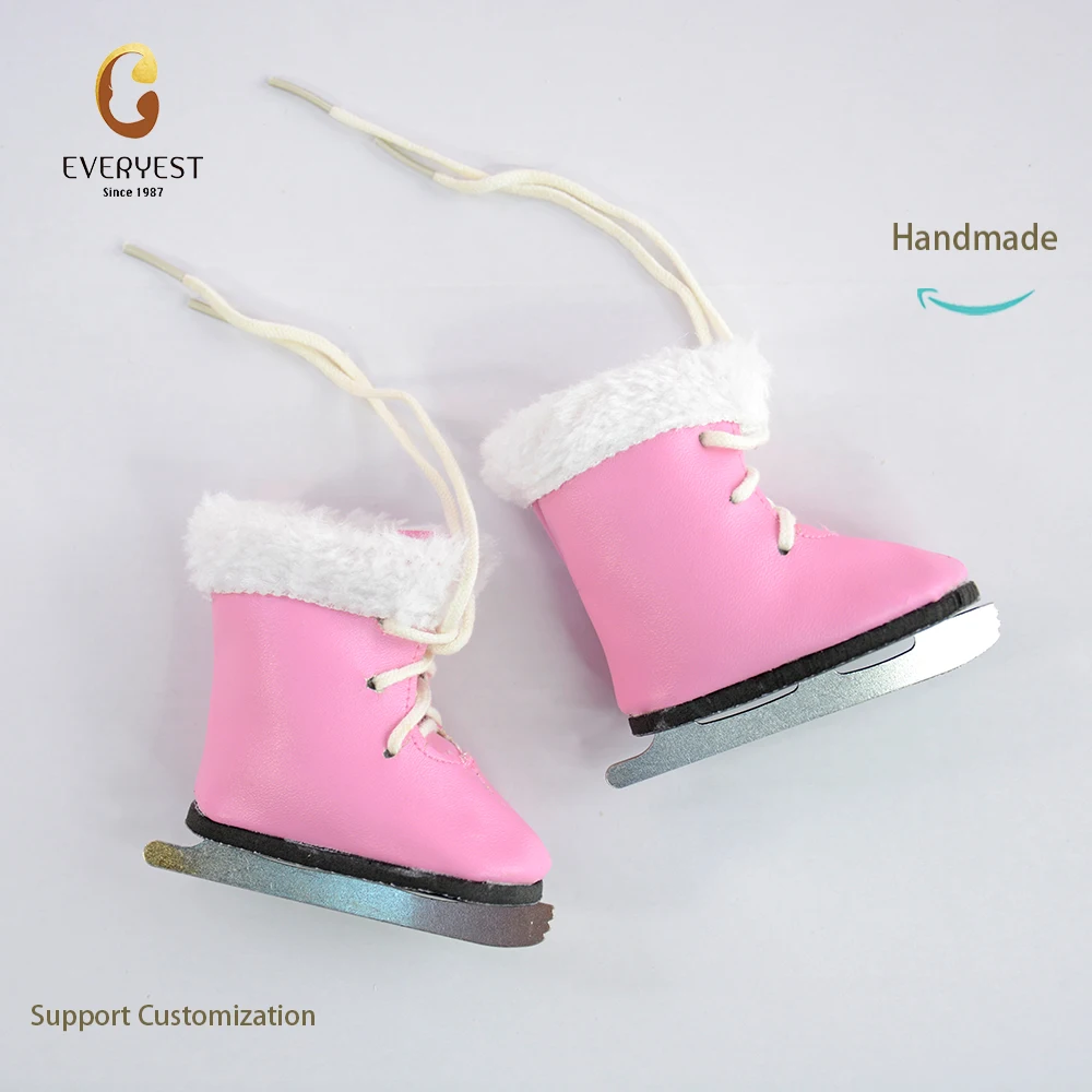 New 60cm American Doll Accessory Short Boots Multifunctional 18 Inch Girls Doll Snow Skates For Baby Shoes