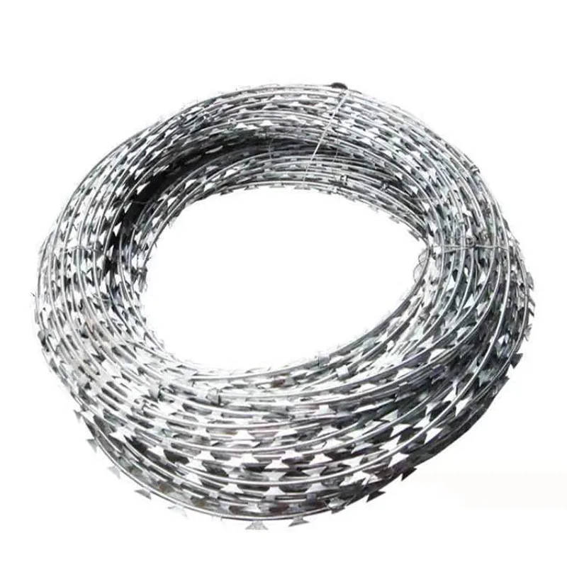 BTO-22 450mm Galvanized Concertina Razor Barbed Wire