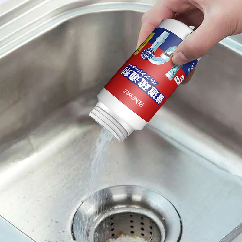 The factory sells high efficiency toilet and kitchen drain cleaner 125 grams