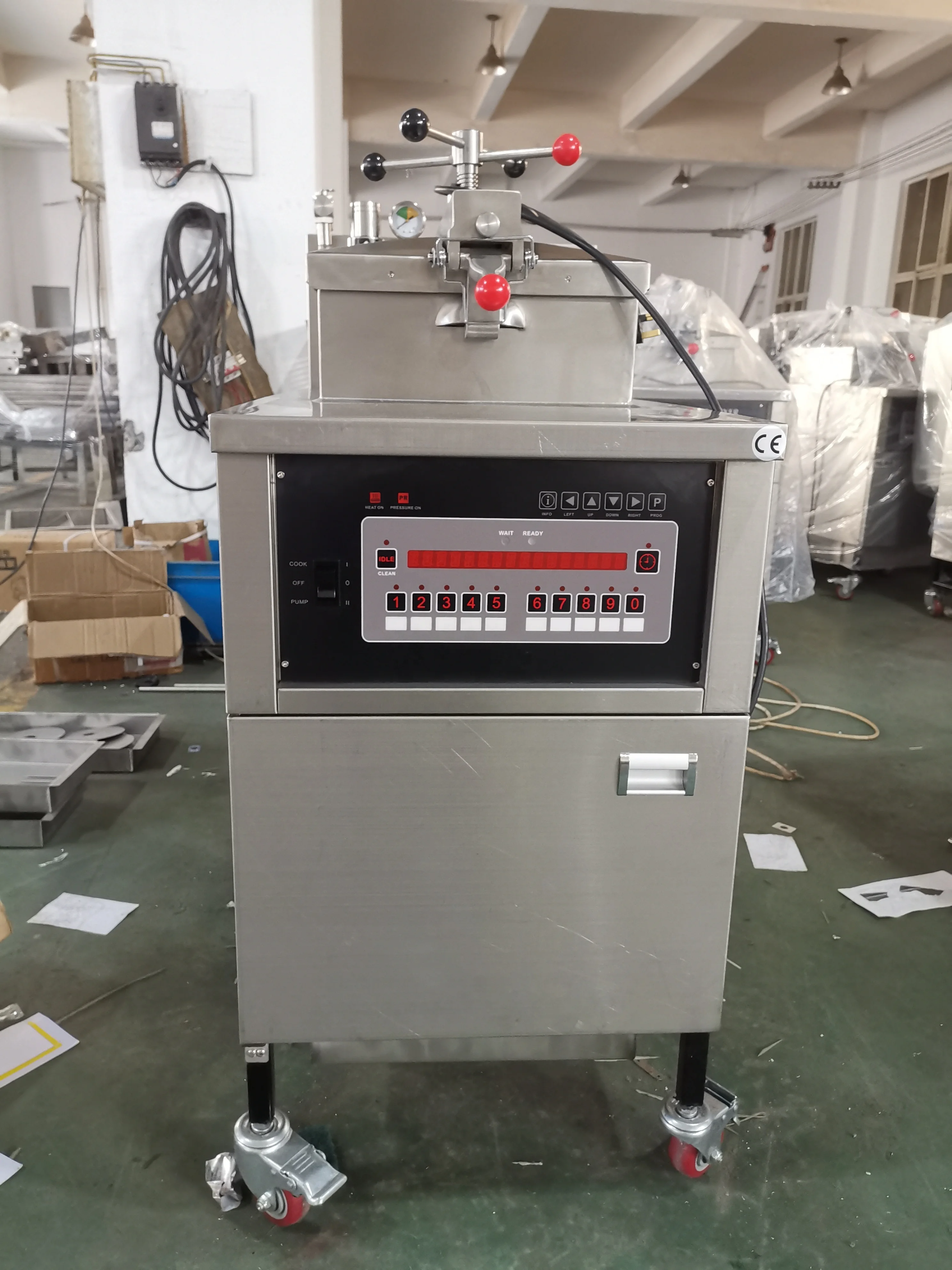 Electric Henny Pennyh PFE-600 Chicken Fryer Gas Chicken Broaster High Pressure Fryer with Pump