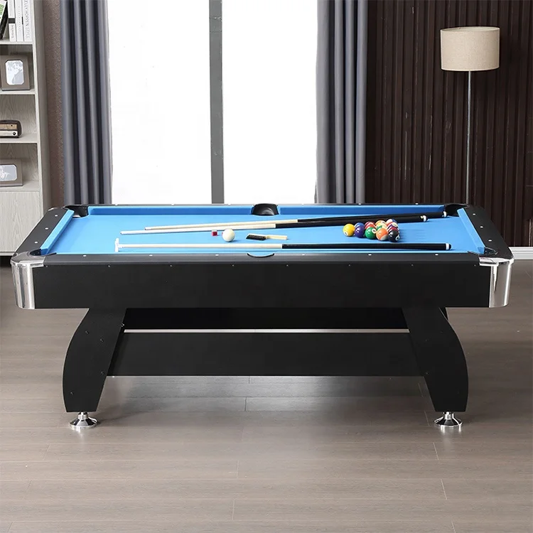 8ft mesa de billar Pool Table With Billiard Cues and balls For Family Game Rooms