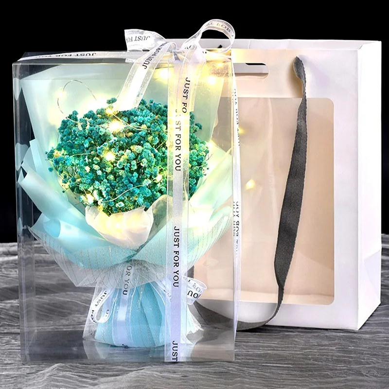 WIDEAL New arrival Full Star dried flower bouquet gift box rose birthday gift