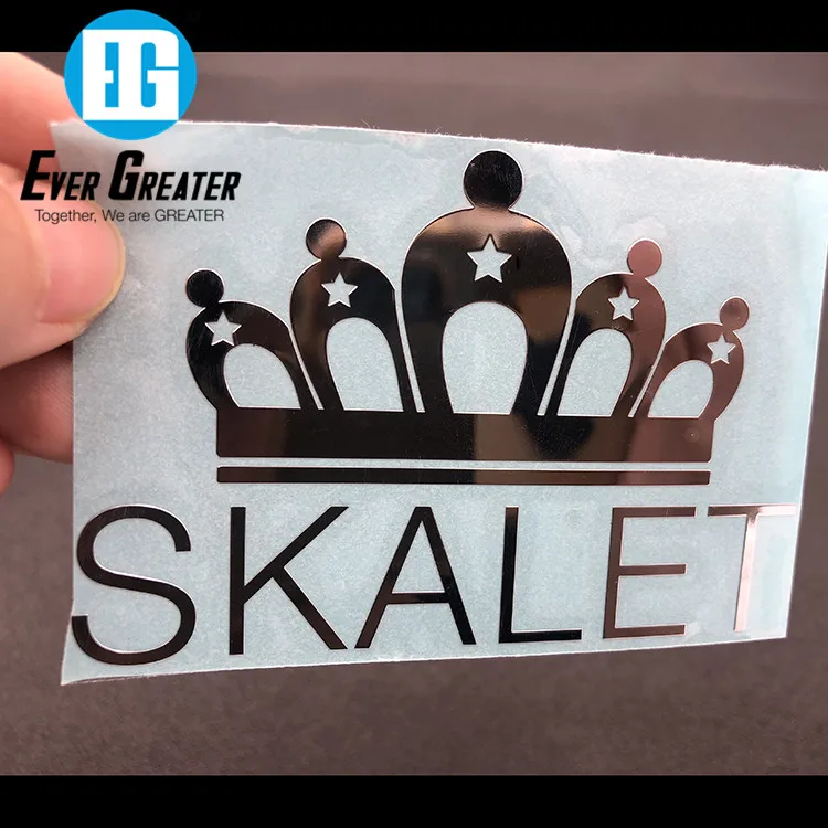 custom Silver electroformed letters,electroform chrome stickers electroform nickel stickers gloss gold metal transfer stickers