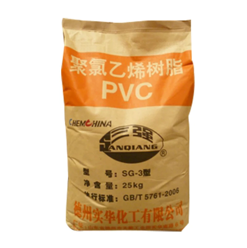 SG3 SG5 SG8 Manufacture PVC Resin K Value 65 k67 White Powder plastic raw material pvc resin for sale