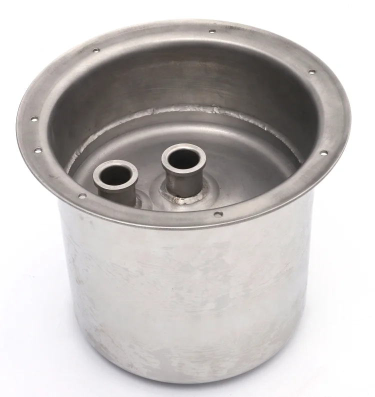 Буферный резервуар, поставщик, изготовленный на заказ, из листового металла, глубоко тянутый, сварной, из нержавеющей стали, водяной тепловой насос, электрическая ванная комната ISO 9001