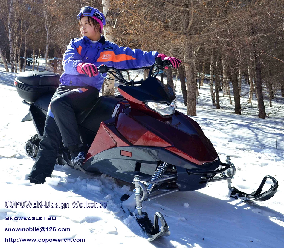 
SnowEagle180 closed cabin snowmobile,kids electric snowmobile,arctic cat snowmobile for sale(Direct factory) 