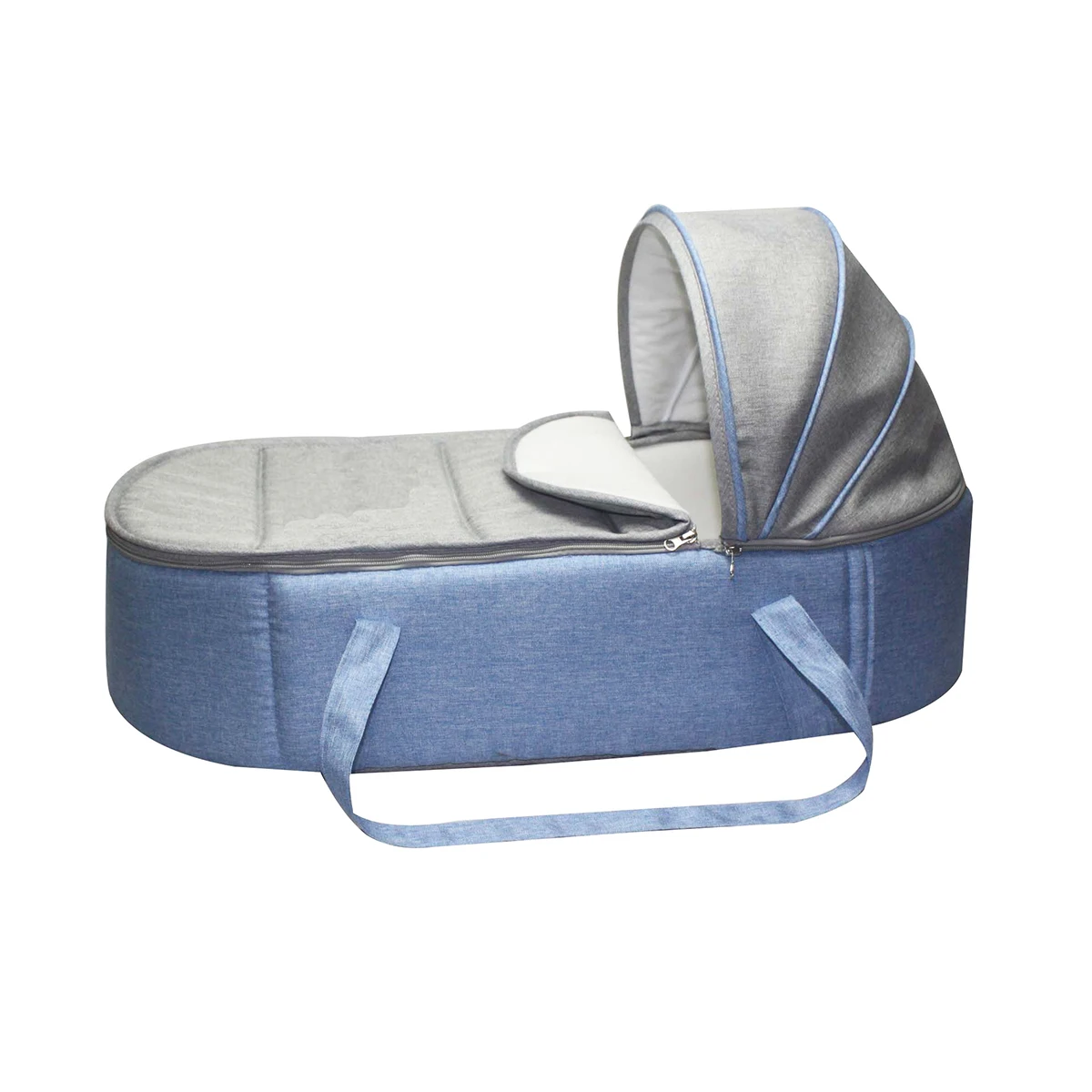 100% Cotton Folding Portable Sleeping Co Sleeper Carry Newborn Baby Bed Cot Crib