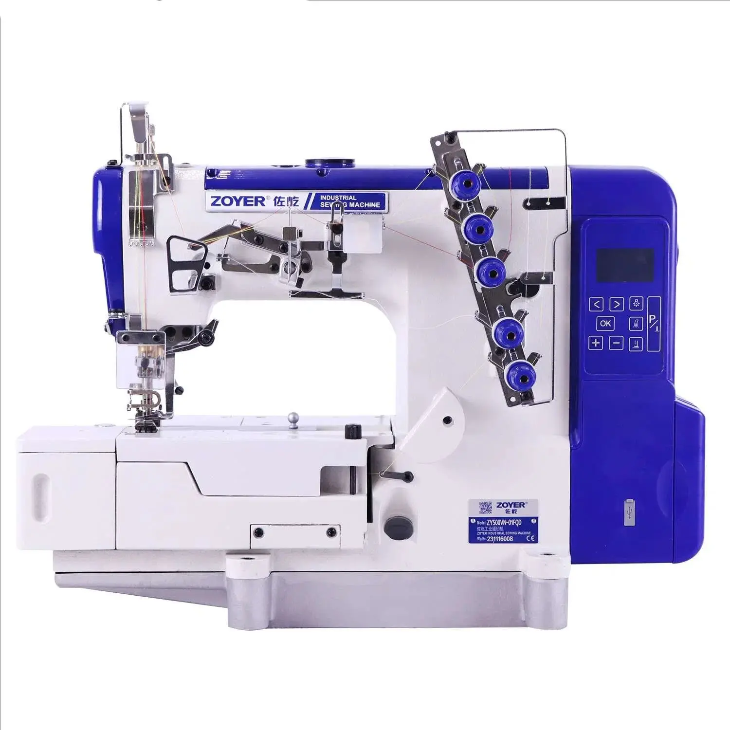 ZY500VN-01FOD Factory Wholesale Industrial Sportswear Edge Cover Interlock Sewing Machine