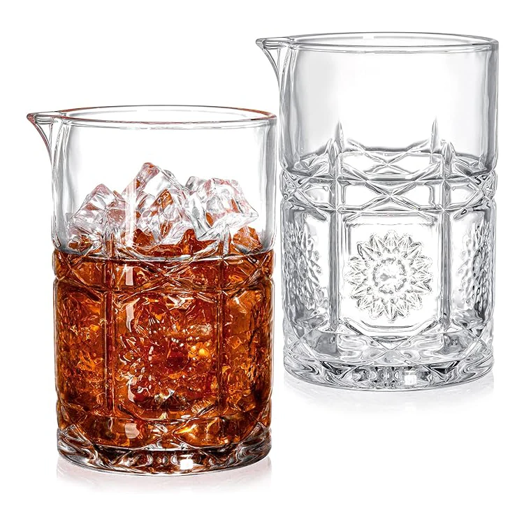 Household Water Glass Whiskey Glass Crystal Twister Cold Drink Coffee Cup Freezer Drinking Glass Cup