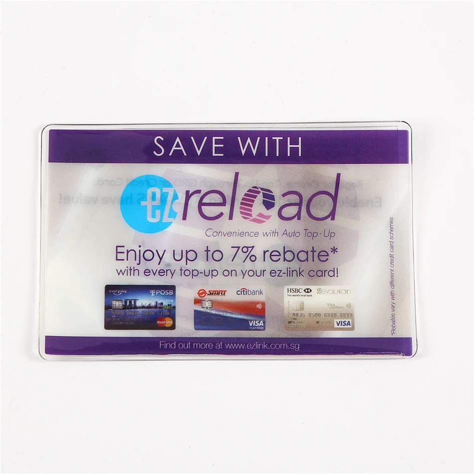 Customized Logo Soft PVC Plastic Oyster Card Holder Vinyl Folding ID Bank Card Holder