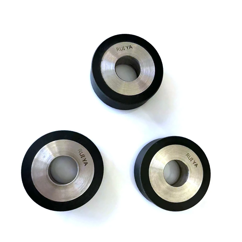 Factory Direct High quality black rubber wheel pulley rubber roller