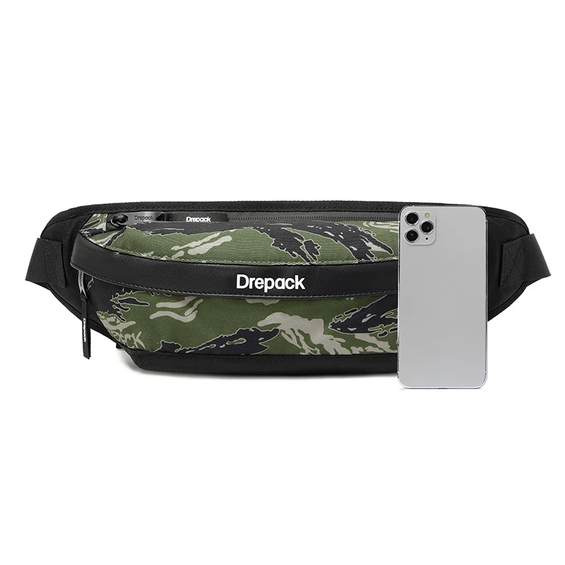Bsci manufacturer mens side bag canguro fanny pack custom printed waist bag for men boys