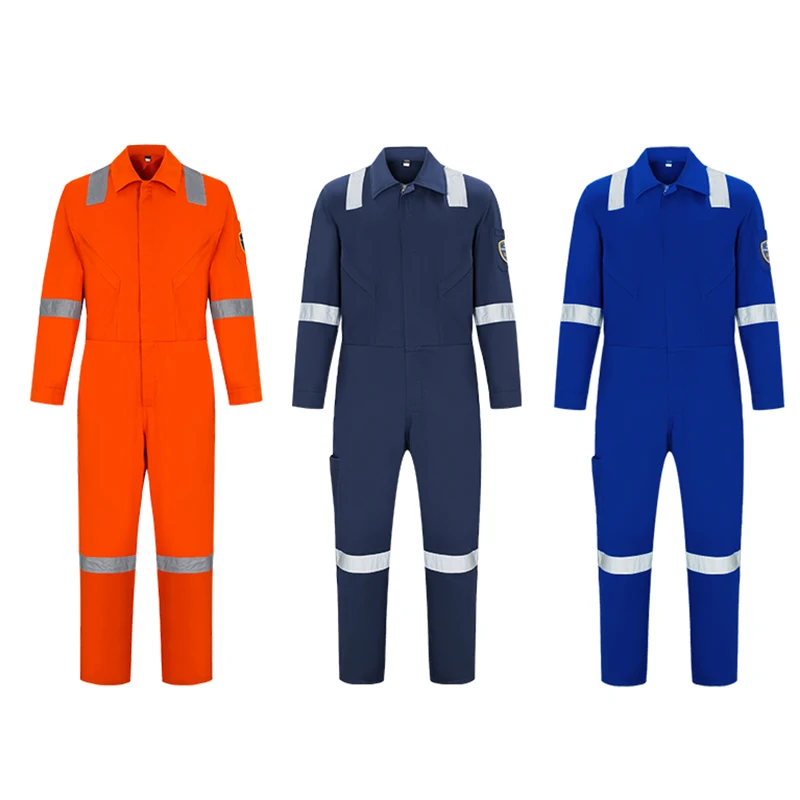 Anti-static, flame-retardant work coverall fire retardant clothing and high-temperature resistant steel mill work wear