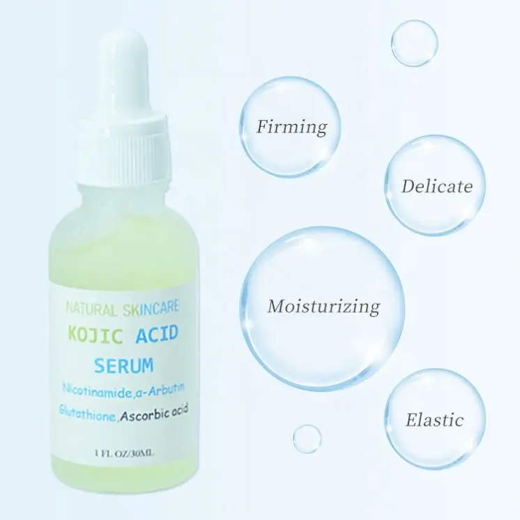 Natural Moisturizing Skin Brightening Beauty Skin Care Whitening Kojic Acid Face Serum
