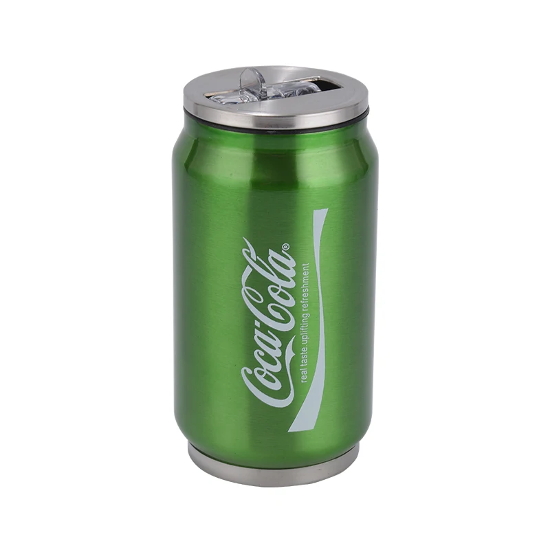 hot sale custom 17/10oz stainless steel vacuum tumbler mugs personalized insulated coke cola can water bottle with straw