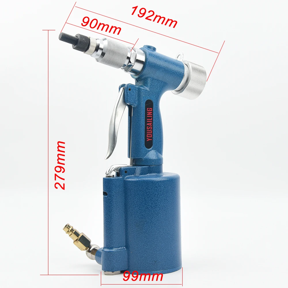 M4-M10  Air Nut Riveter Semi-automatic Pneumatic Nut Riveting  Tool  Stainless Steel Nuts