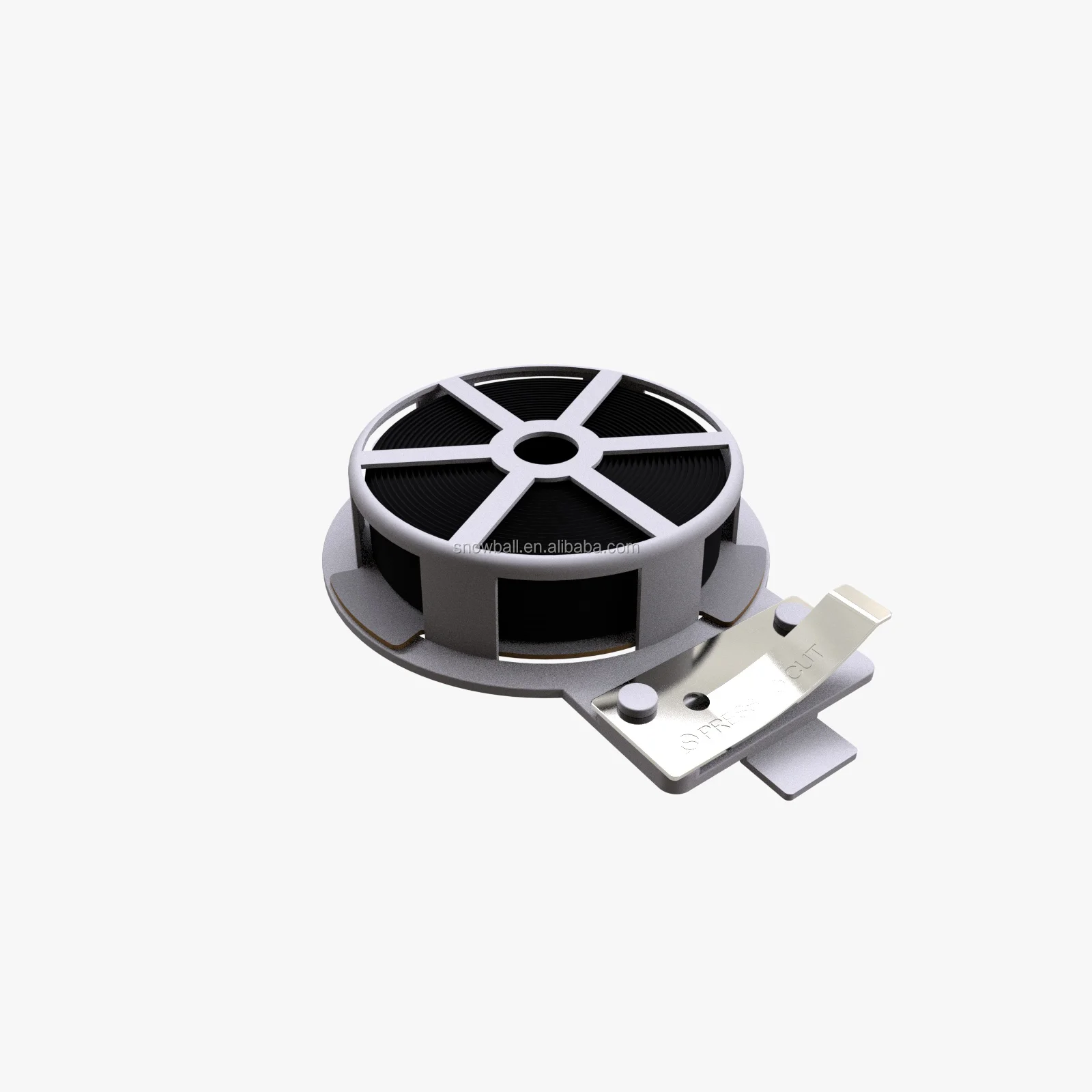 20 м пластиковая ПЭ/ПВХ крутящаяся шпуля с резаком, садовый инструмент, крутящаяся шпуля