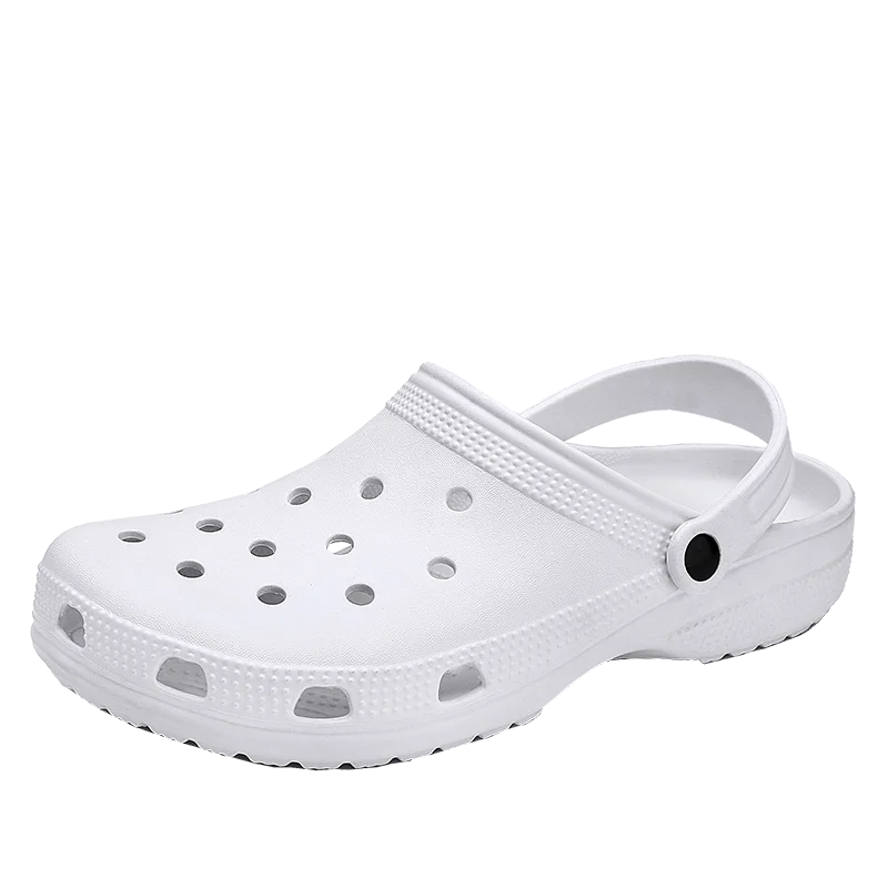 HN0640 дизайнерские сандалии-сабо для сада; Разноцветные детские белые сабо; Сандалии