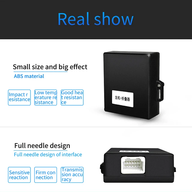 Latest technology auto rearview mirror automatic car folding system