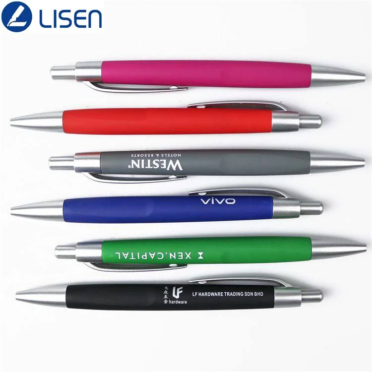 Plastic pen bolpoin gel refill pennen stylus