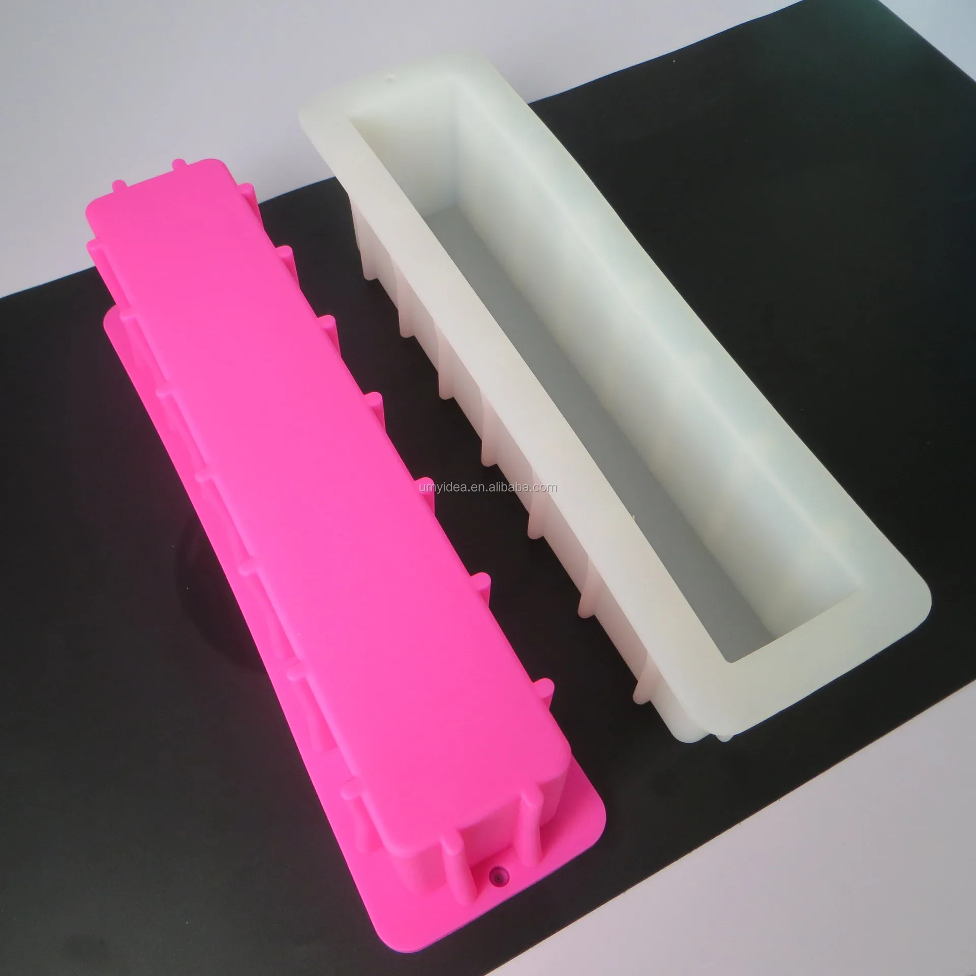 12' Tall Skinny Easy Unmould Flexible Mould Loaf TALL, Handmade Swirl Render Soaps Mould Making Tool DIY soap kit