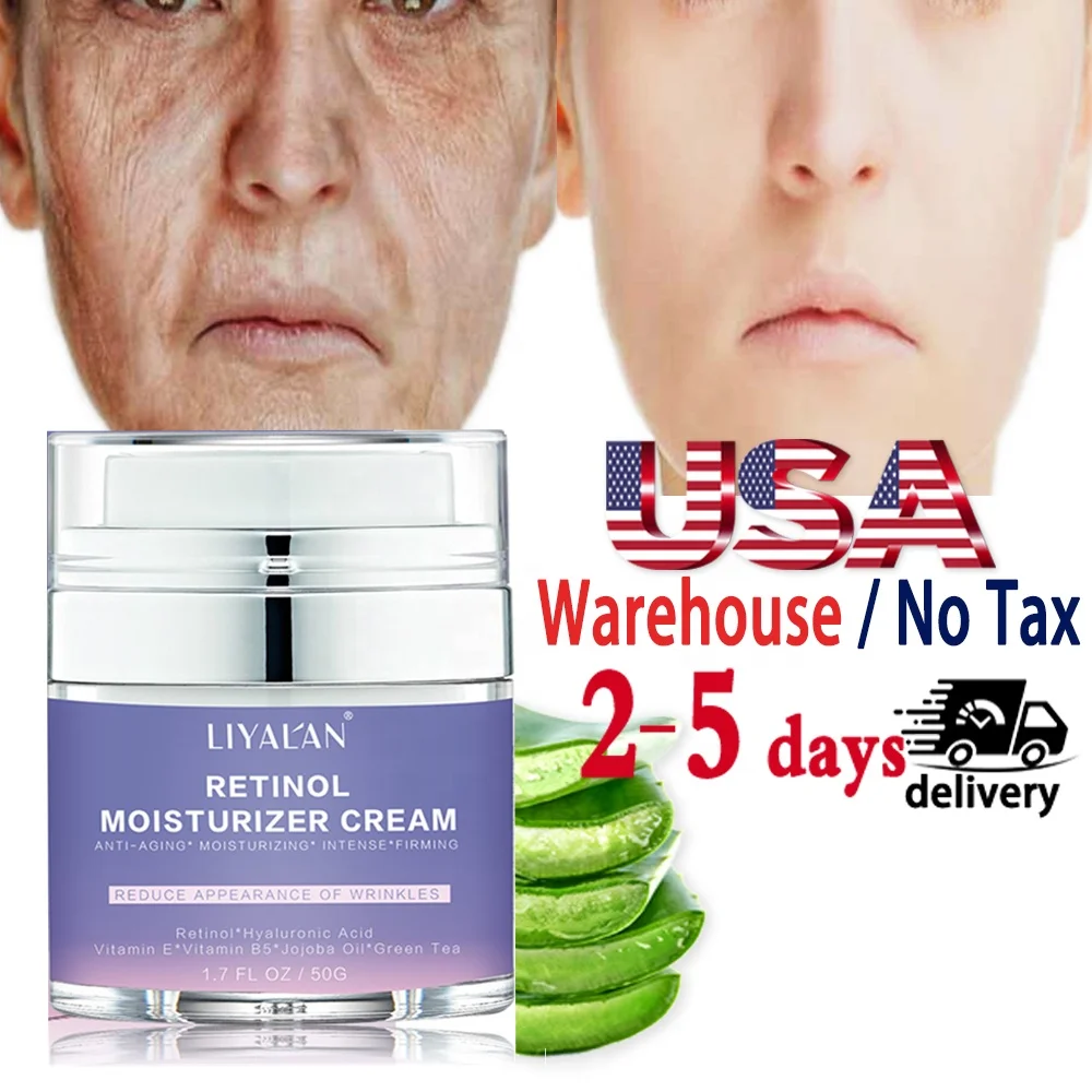 Private Label Anti Aging Anti-Wrinkle Facecream Skin Care Natural Vitamin A Moisturizing Whitening Face Cream