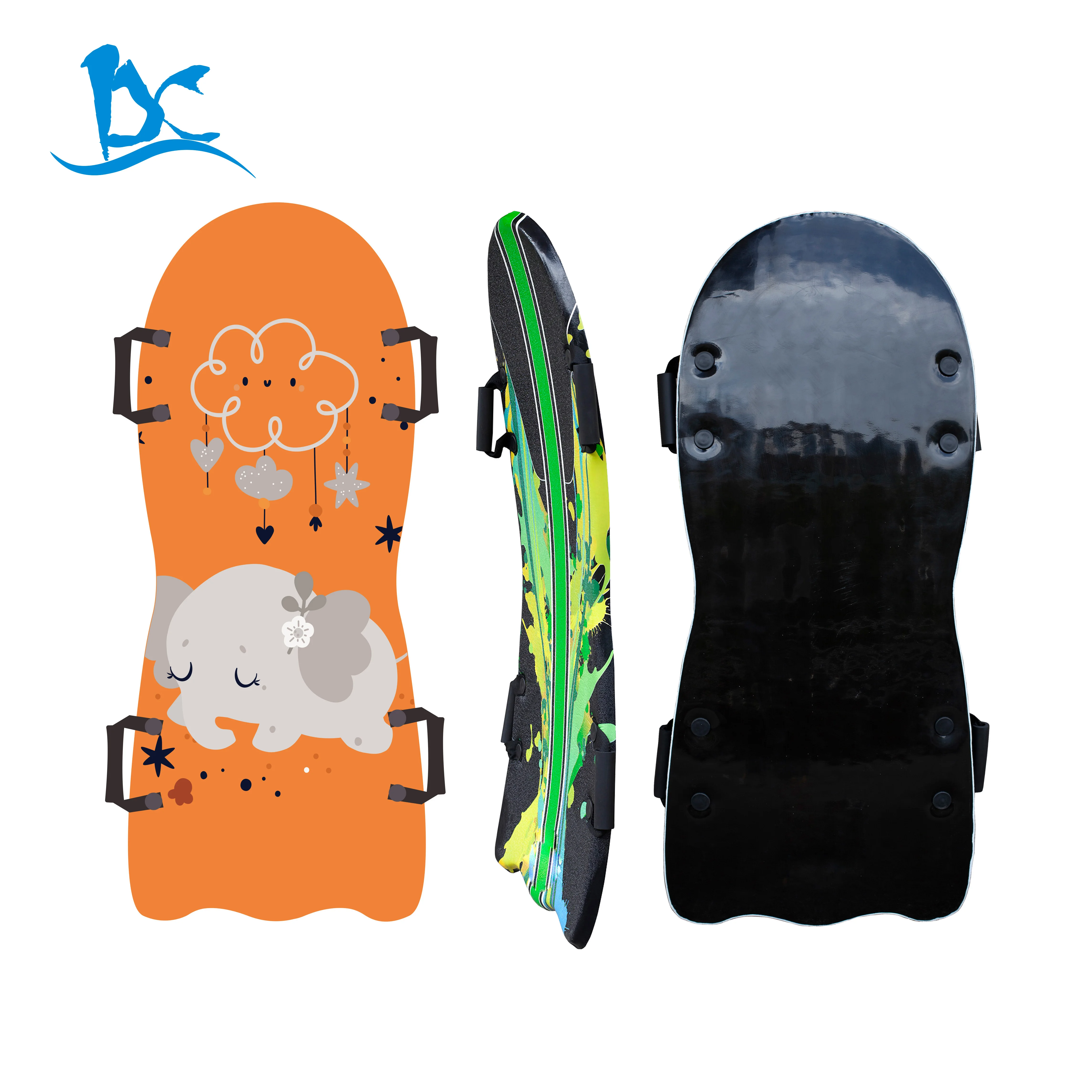 Control Snow Sledding for Adults Children Winter PE Foam Core Sled with Soft Handles