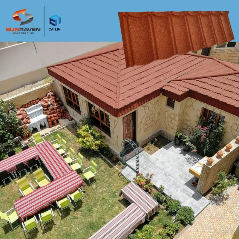 India Punjab Stone Coated Metal Roof Sheets Stair Step Metal Building Materials For Building