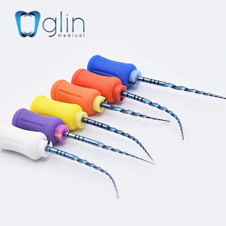 Glin Endodontic File Heat Activation Super Blue Hand Files  for Root Canal Treatment