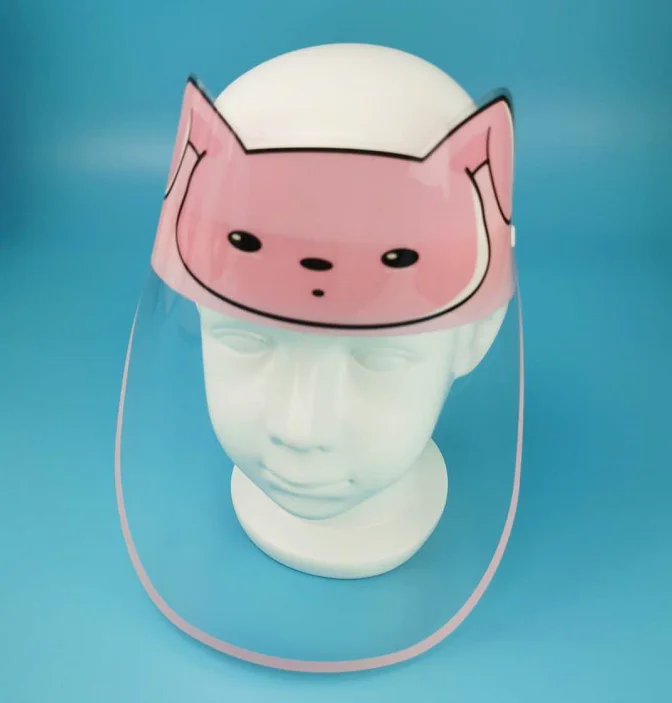 Protective Kids faceshield , children face-shield ,  pediatric plastic face shield for kids or baby in school