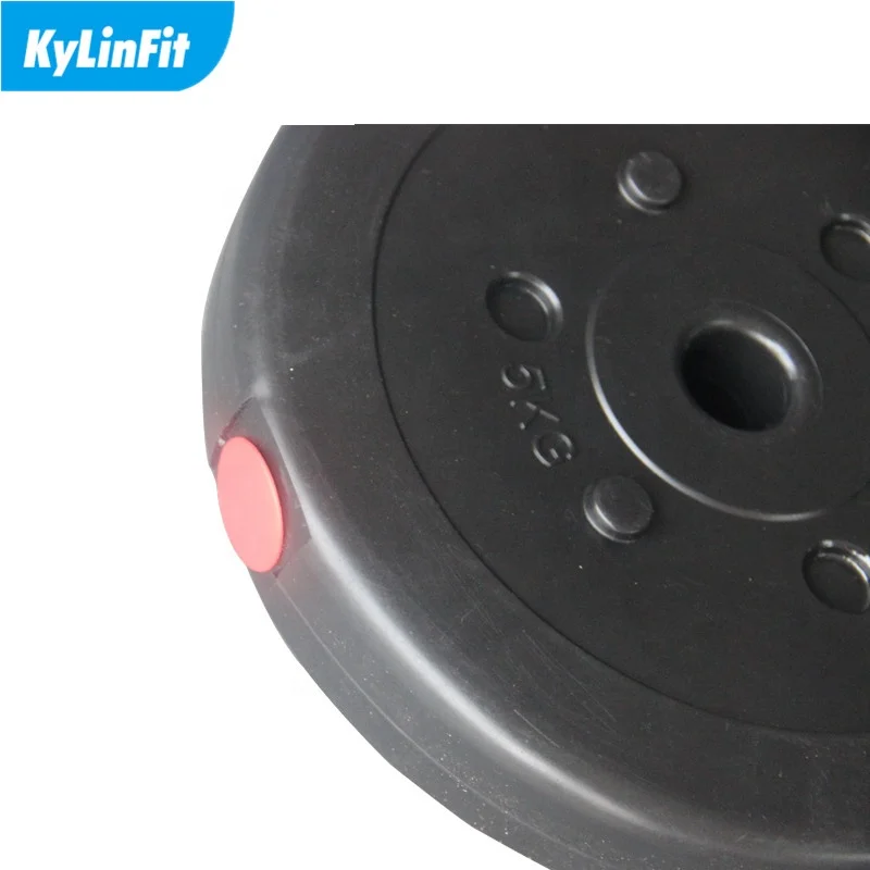 Wholesale Orange Hand Weights 15kg Soft Dumbbell Set