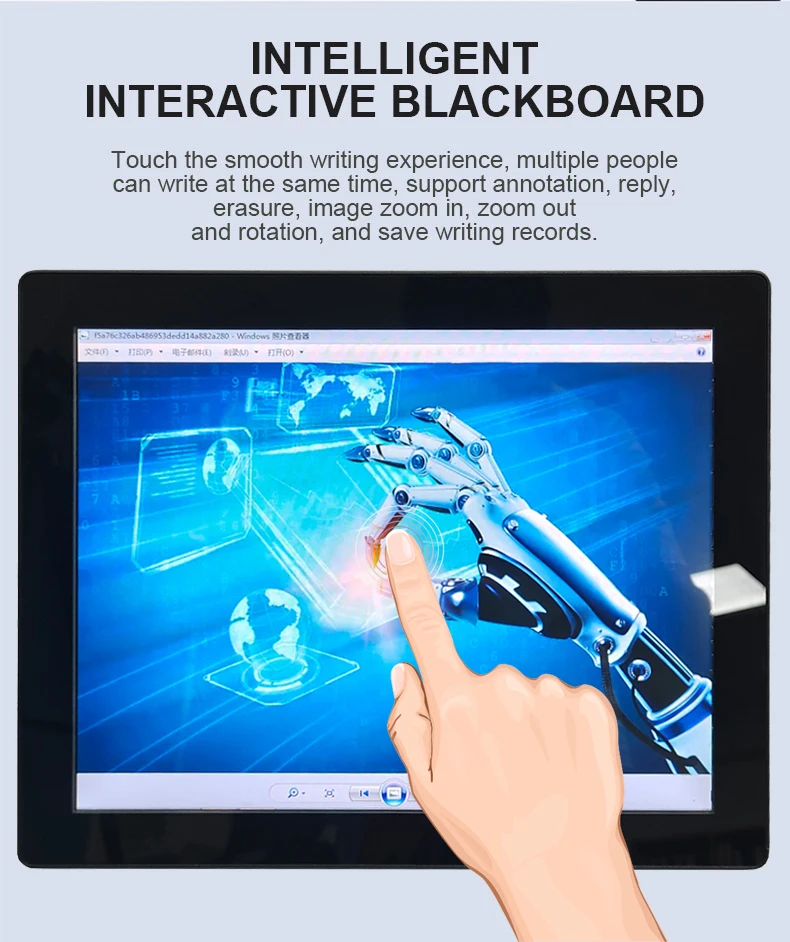 Custom 15 HDMI industrial Monitor LCD capacitive Touch Screen display USB Display Interactive Touch Screen monitor