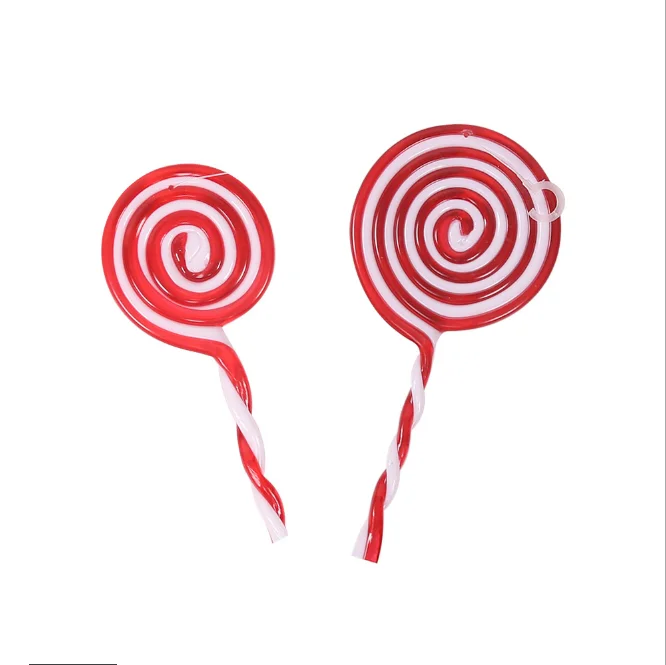 New Christmas lollipop decorations tree red and white candy